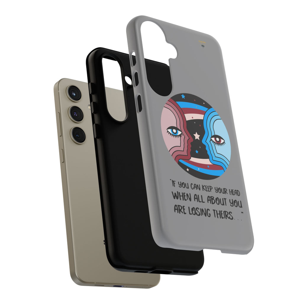 Inspirational Phone Case, Quote Phone Cover, Tough Phone Case, Motivational Cell Phone Accessory, Gift for Friends