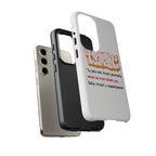 Tough Cases iPhone Case, Inspirational Phone Cover, Motivational Case, Self-Trust Gift, Unique Phone Accessory