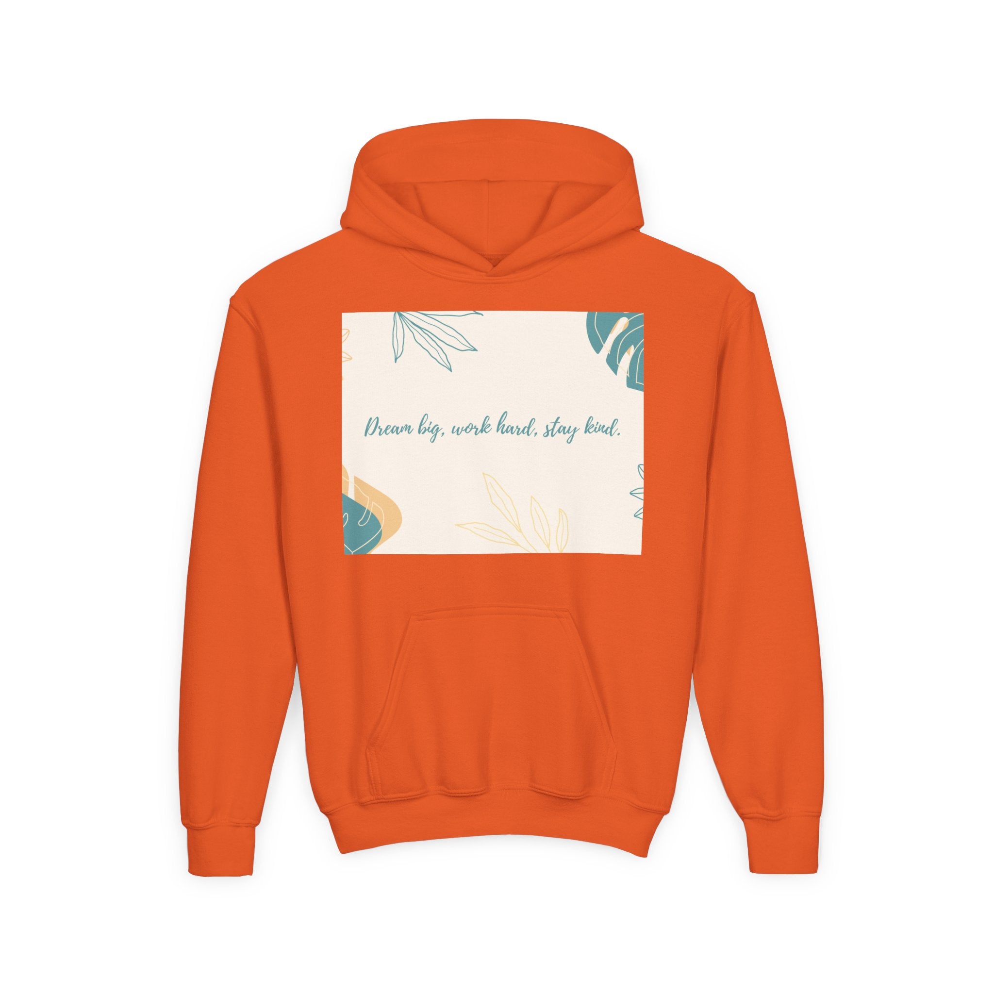 Inspiring Youth Hoodie - Dream Big, Work Hard, Stay Kind, Motivational Sweatshirt for Teens, Gift for Graduates, Inspirational [...]