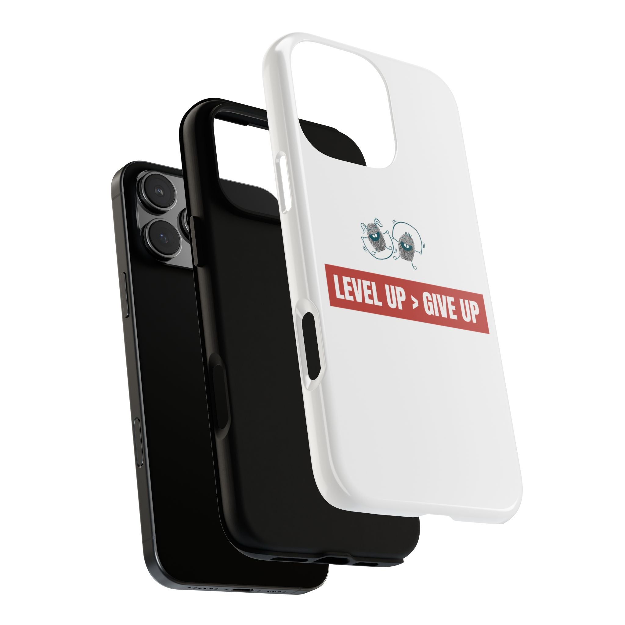 Tough Cases Phone Case, Motivational Gift for Gamers, Fitness Enthusiasts, Level Up Themed, Unique Phone Accessories, Work Hard Play Hard