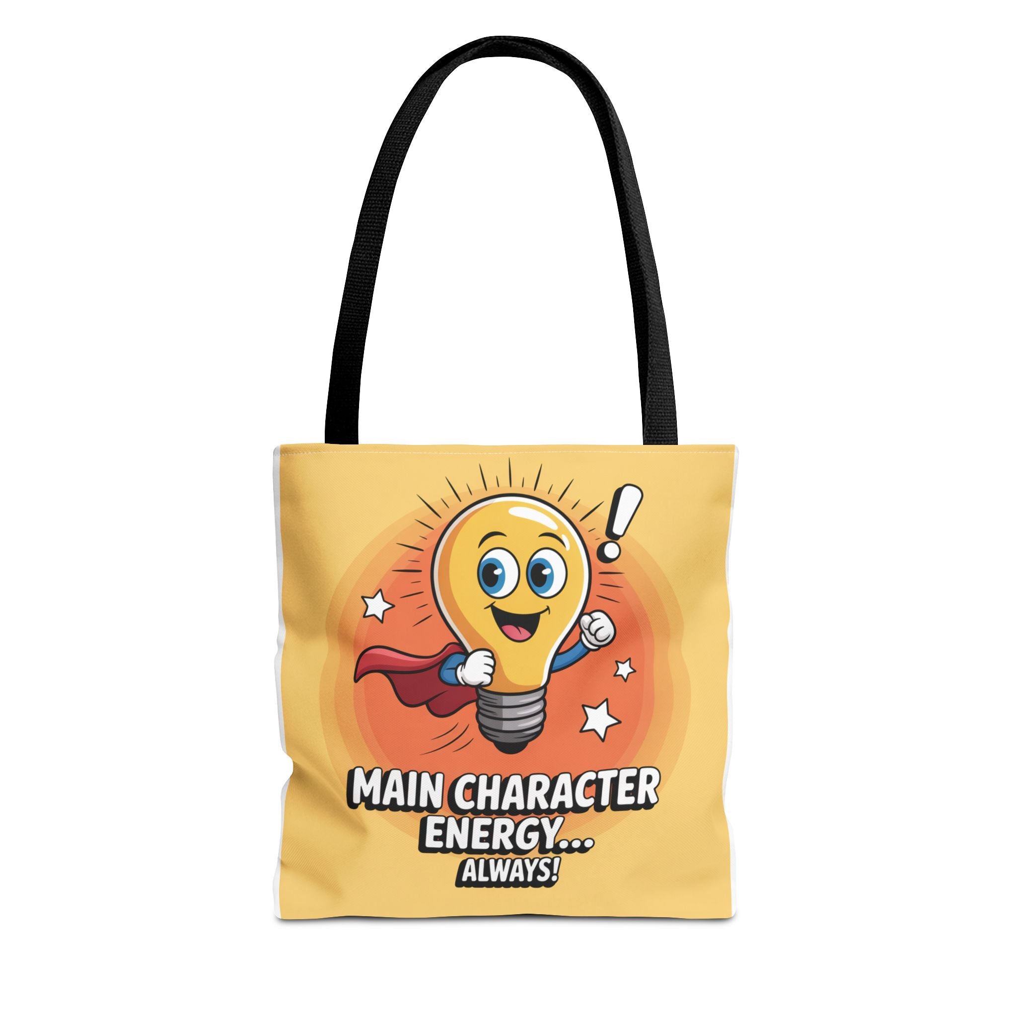 Main Character Energy Tote Bag, Fun Shopping Tote, Gift for Creative Souls, Everyday Use, Unique Statement Bag, Summer Accessory