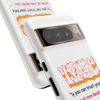 Tough Cases iPhone Case, Inspirational Phone Cover, Motivational Case, Self-Trust Gift, Unique Phone Accessory