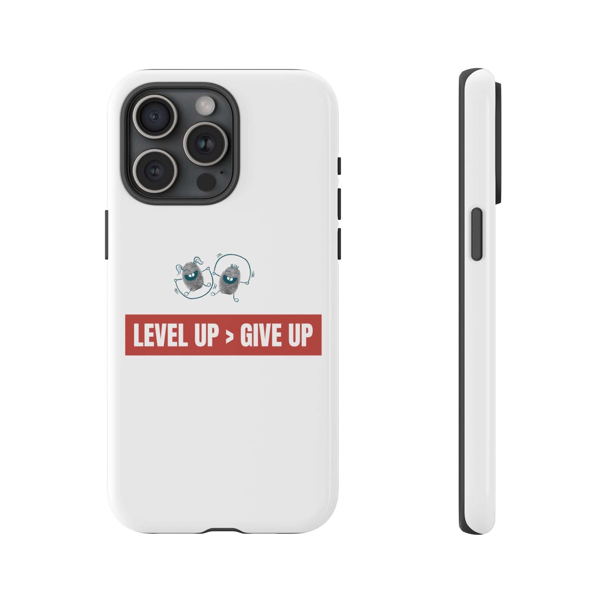 Tough Cases Phone Case, Motivational Gift for Gamers, Fitness Enthusiasts, Level Up Themed, Unique Phone Accessories, Work Hard Play Hard