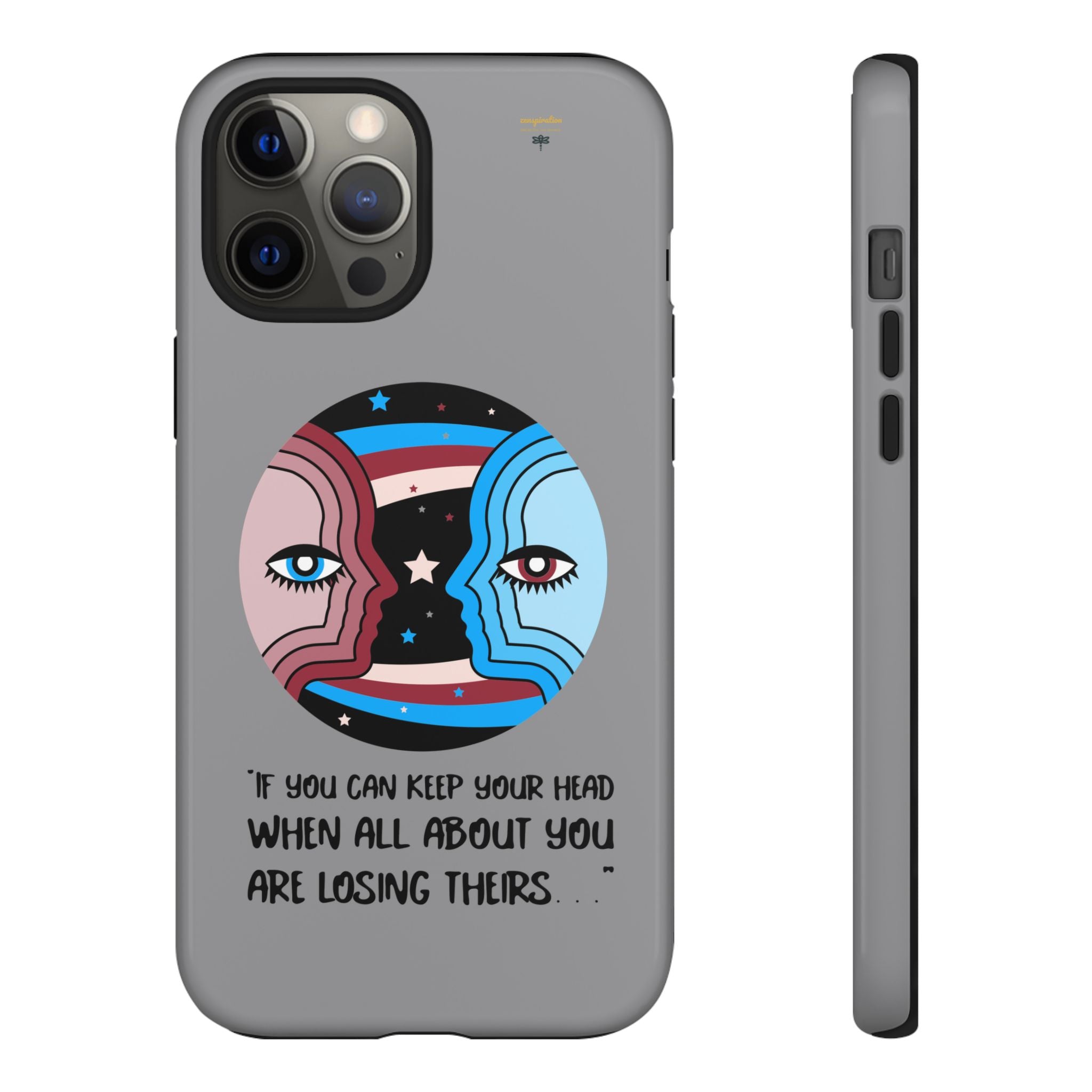 Inspirational Phone Case, Quote Phone Cover, Tough Phone Case, Motivational Cell Phone Accessory, Gift for Friends