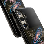 Dream-Inspired Phone Case, Inspirational Phone Cover, Galaxy Design Case, Unique Gift for Dreamers, Motivational Phone Accessory