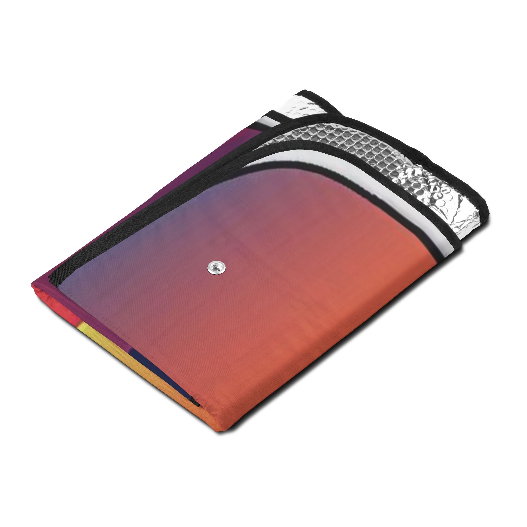 Sunset Car Sun Shades with Inspirational Quote, Vehicle Sun Protector, Car Accessories, Summer Travel Essential, Outdoor Decor