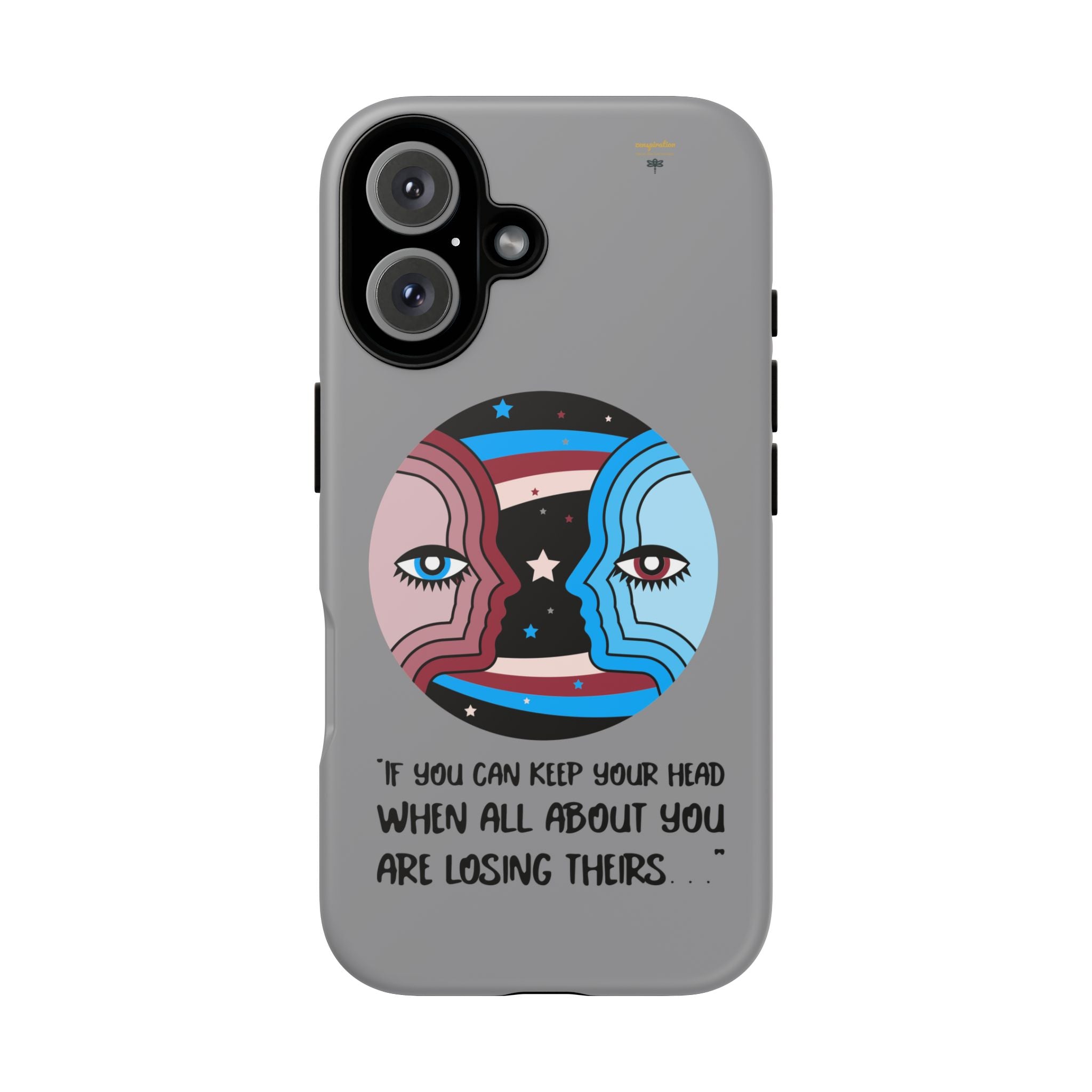 Inspirational Phone Case, Quote Phone Cover, Tough Phone Case, Motivational Cell Phone Accessory, Gift for Friends