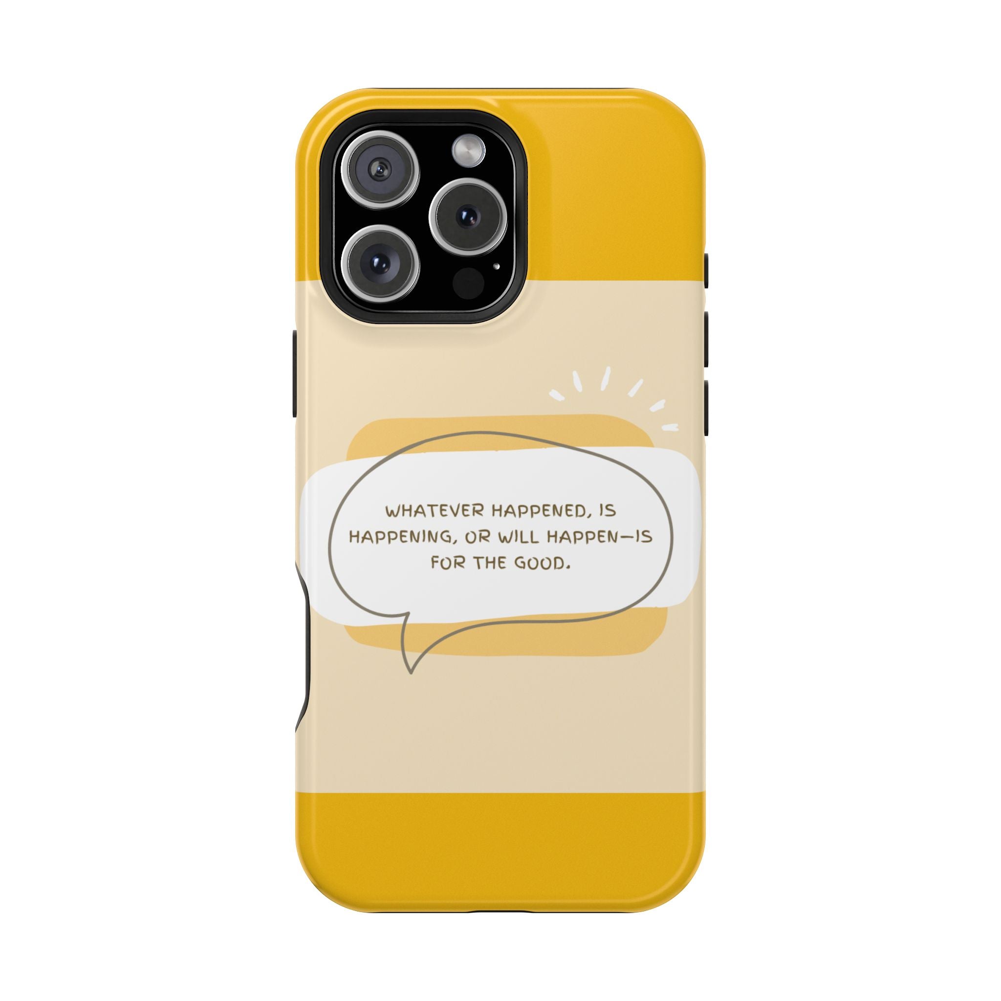 Optimistic Impact-Resistant Phone Case