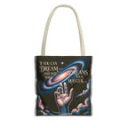 Inspirational Tote Bag, Motivational Bag, Dream Big Bag, Stylish Eco-Friendly Bag, Gift for Dreamers & Creatives