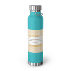 Inspirational Copper Vacuum Insulated Bottle, 22oz - Motivational Drinkware, Gifts for Her, Fitness Bottle, Travel Mug, Eco-Friendly [...]
